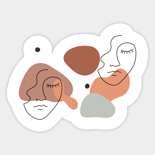 Faces Sticker